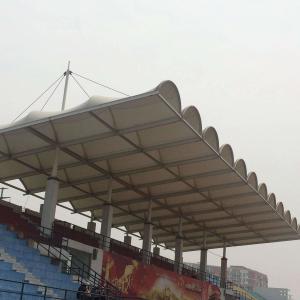 Quality PU Curved Tensile Membrane Roof PTFE Membrane Architecture Cutting wholesale