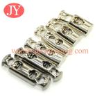 Jiayang high quality one holes spring press metal stopper for coat