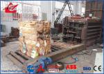 37kw Horizontal Plastic Film / Waste Paper Baler With Feeding Manual Tie