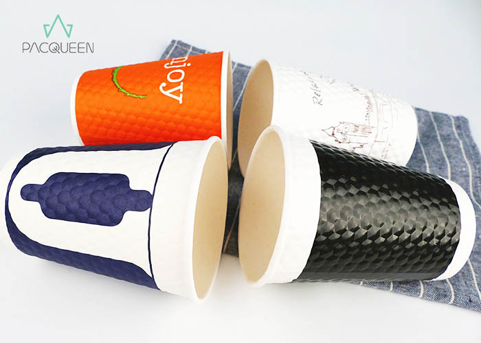Hot Tea Paper Takeaway Cups Sugarcane Based Heat Resistant