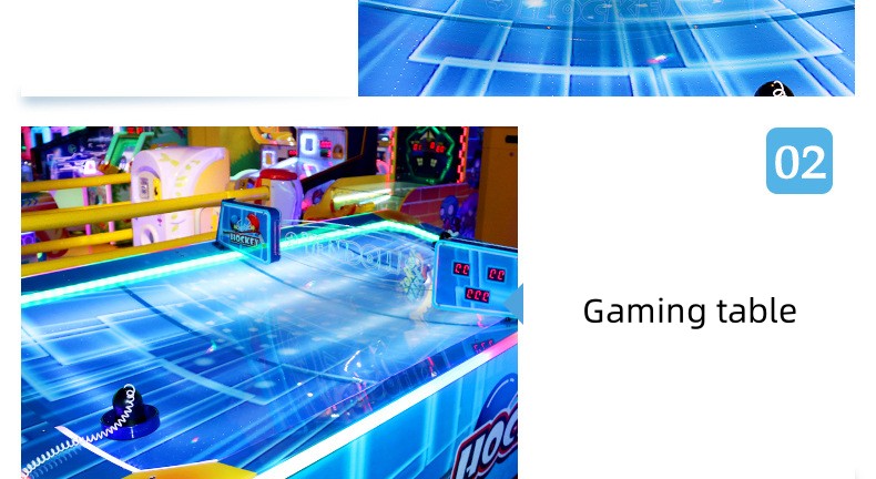 Tournament Choice Air Hockey Machine Table Electronic Scorer 4 Player