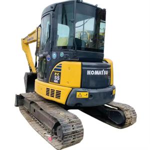 Quality Used Komatsu PC55MR Mini Crawler Excavator wholesale