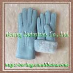 New Spanish Merino Leather Five Fingers Lady Glove women gloves