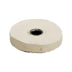Metal stainless steel polishing and grinding consumables round hole white cloth