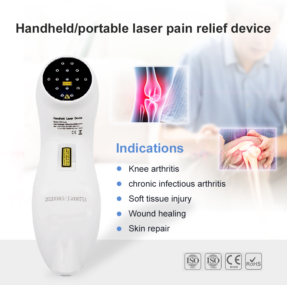 Clinic Physical Therapy Handheld Laser Device 808nm 650nm Cold Laser Therapy Machine