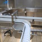 Hygienic Pharmaceutical Bottles Conveyor Machine with POM Material for Stable
