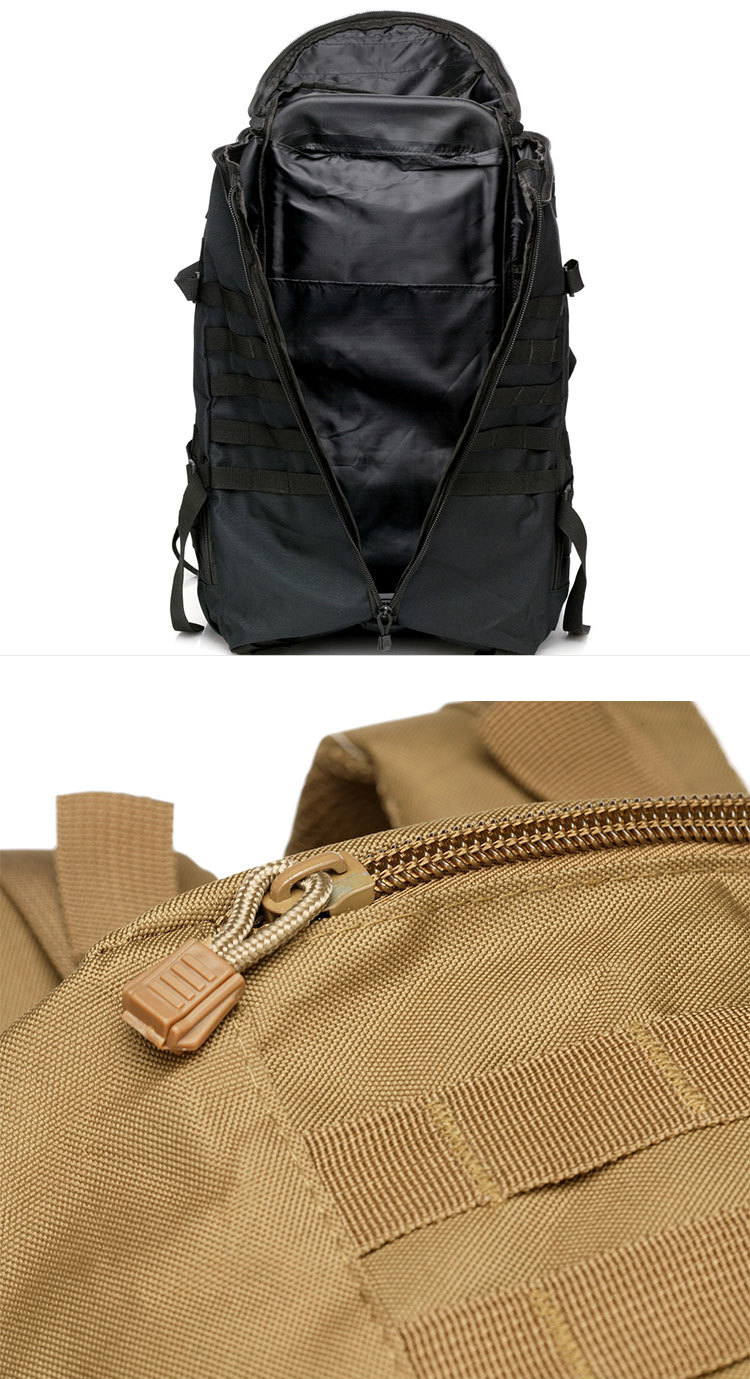 Customized Waterproof 65L Backpack for Outdoor Sport Travelling Softback