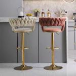 Stainless Steel Frame High Stool Chair Counter Height Bar Stool Without Backs