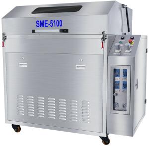 Quality Compressed Air Driven 1000mm Diameter Round Basket Reflow Oven Flux Condensor Wash Machine wholesale