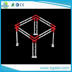 Quality High Performance Aluminum Truss Display Customized Length Black / Gold Color wholesale