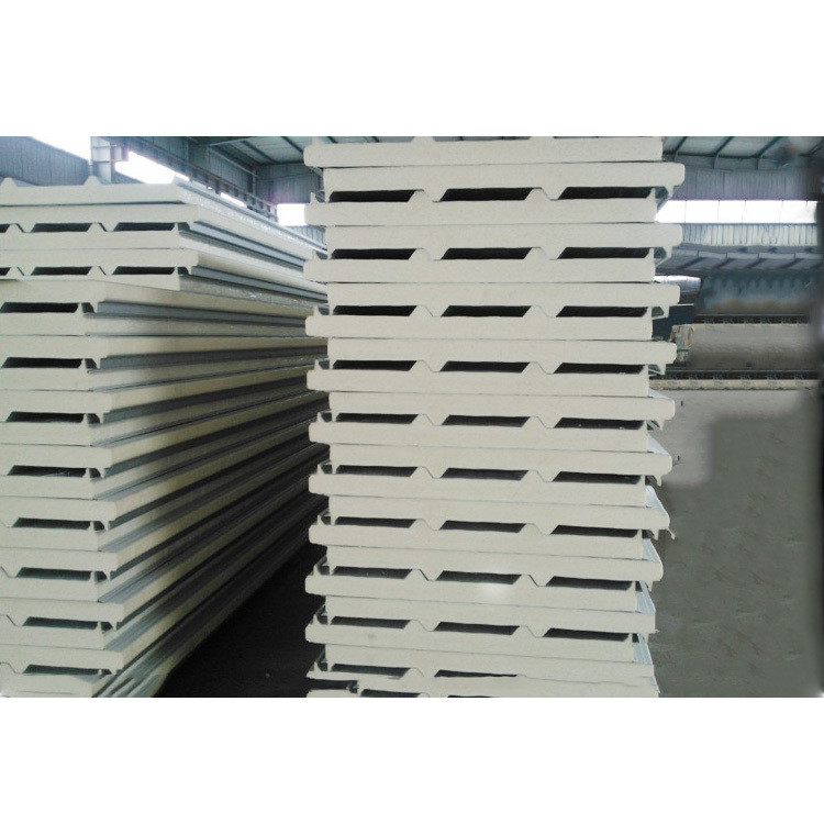 Clean and Tidy Exterior Wall Sandwich Panels Produced with PU Polyurethane Core Material