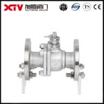 Xtv GOST Carbon Stainless Steel Flanged Ball Valve PN10-40 Perfect for High Flow
