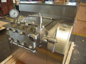 Quality Sanitary Ultra High Pressure Homogenizer Machine For Milk Longer Life wholesale