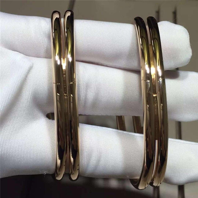 C luxury just nail bracelet 18k gold white gold yellow gold rose gold bracelet Jewelry factory in Shenzhen, China