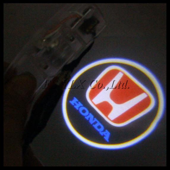 Car LED Logo Ghost Shadow light LED Door Welcome courtesy light for Honda Accord