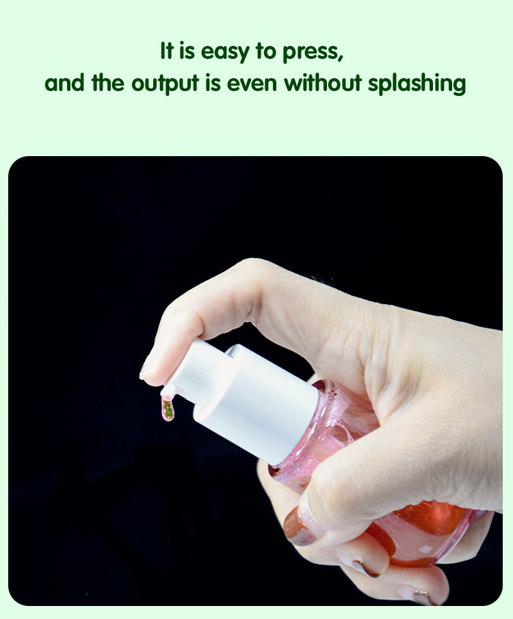 Transparent Heavy Wall 30ml Lotion Pump Bottle 50% PCR PETG For Serum Essence Oil