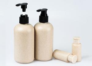 Quality 30ml 100ml 250ml 300ml 500ml Biodegradable Cosmetic Wheat Straw Plastic Shampoo Lotion Bottle wholesale