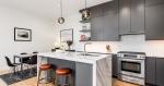 Los Angeles Kitchen Wall Hanging Cabinet with Flat Edge / Eased Edge Countertop