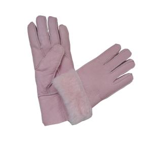 Quality High quality pink leather gloves wholesale