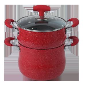 Quality Glass Cover Spray Paint Pressure Cook Pot With Butterfly Handle wholesale