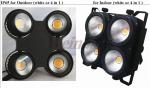 Led Par Can Lights Warm White 4 Eyes COB Led TV Show Audience Blinder Light
