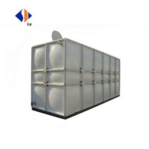 Quality 60000 Liters Horizontal Fiberglass GRP Water Treatment Tank with SMC Sectional Panels wholesale