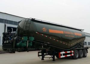Quality Powder Material Tank Semi Truck Trailer , 48000L Weichai Engine Semi Tractor Trailer wholesale