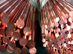 Quality CuNi2Si Bronze Copper Round Bar , Pure Copper Rod For Electrical Parts wholesale