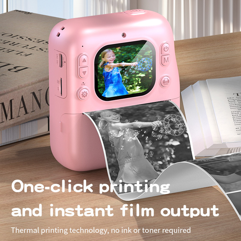 2.0-inch LPS Children's Printing Camera 1080P Video Y300H Wirelessly Thermal Printer