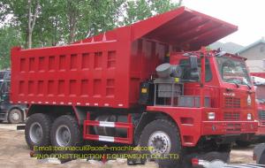 China 70 Ton Heavy Duty Dump Truck 6X4 Manual Transmission Type Howo Tipper Trucks on sale