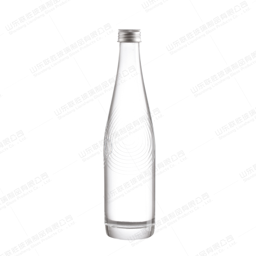 Produced Hot Stamping Glass Bottle With Cap for Vodka Liquor Gin Rum Tequila Brandy