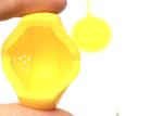 18.5x5x2cm Lovely Lemon Shape Loose Leaf Silicone Tea Strainer Safe Food Grade