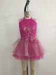 Pink Color Little Girl Dance Outfits Costumes Type Professional Design Team