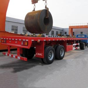 Quality Double Fuwa Axle 40Tons Bogie 40 FT Container Chassis wholesale