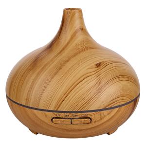 Quality D 155mm Wooden Aroma Diffuser 300ml Wood Grain Humidifier wholesale