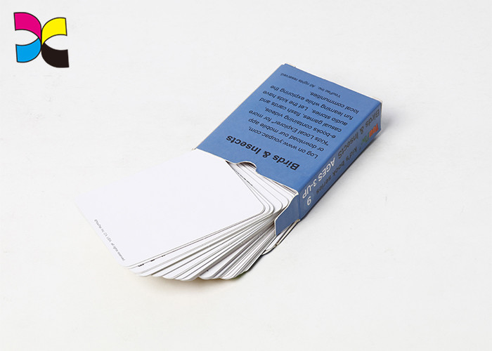 Lid Base 4 Colors Custom Card Printing , Hot Stamping Custom Printable Cards