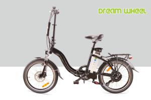 Quality 48V 500W Electric Folding Bike , Lightweight Folding Electric Bicycle 35km/h wholesale