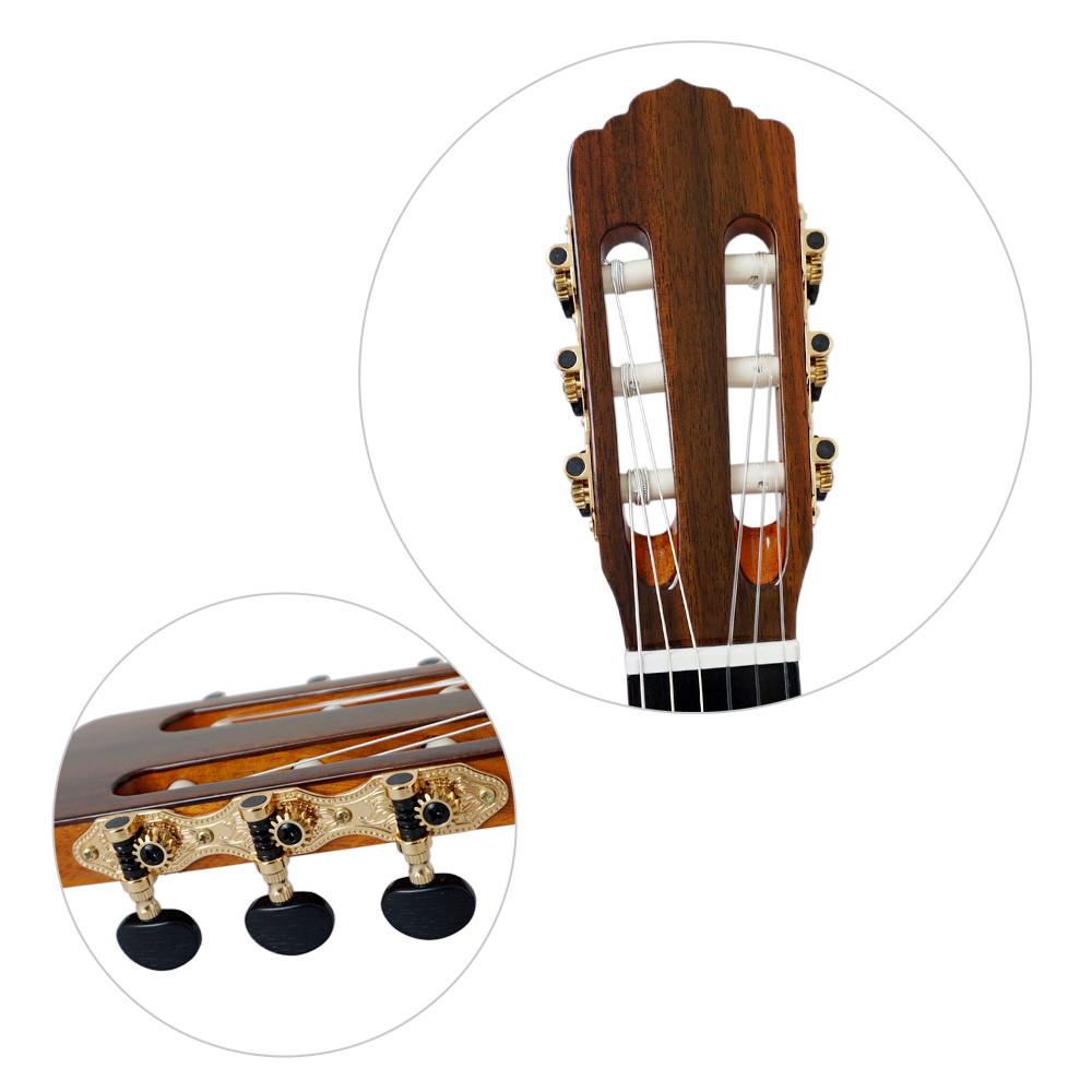 China Grand High Grade Classic Smallman Guitar Master Arch Back Lattice Sound Bracing Classical Guitar