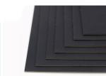 Anti-Curl Recycled Wood Pulp Black Paperboard for Shopping Bags