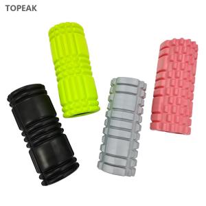 Quality Small Yoga Grid Foam Roller Massage 33 Cm Orange Black Red Blue wholesale