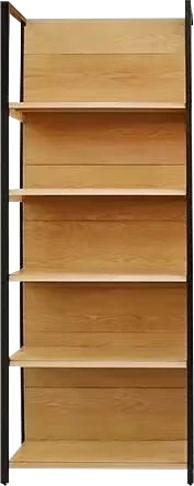 Metal Wood Gondola Shelving Heavy Duty 4 Post Shelves For Retail Store