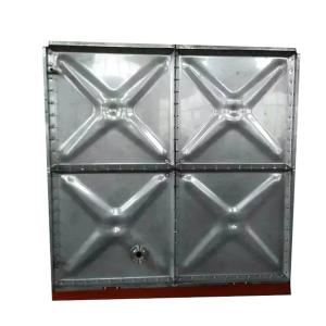Quality Assemble Modular Water Tank , Hot Dipped Galvanized Steel Sectional Water Tank wholesale