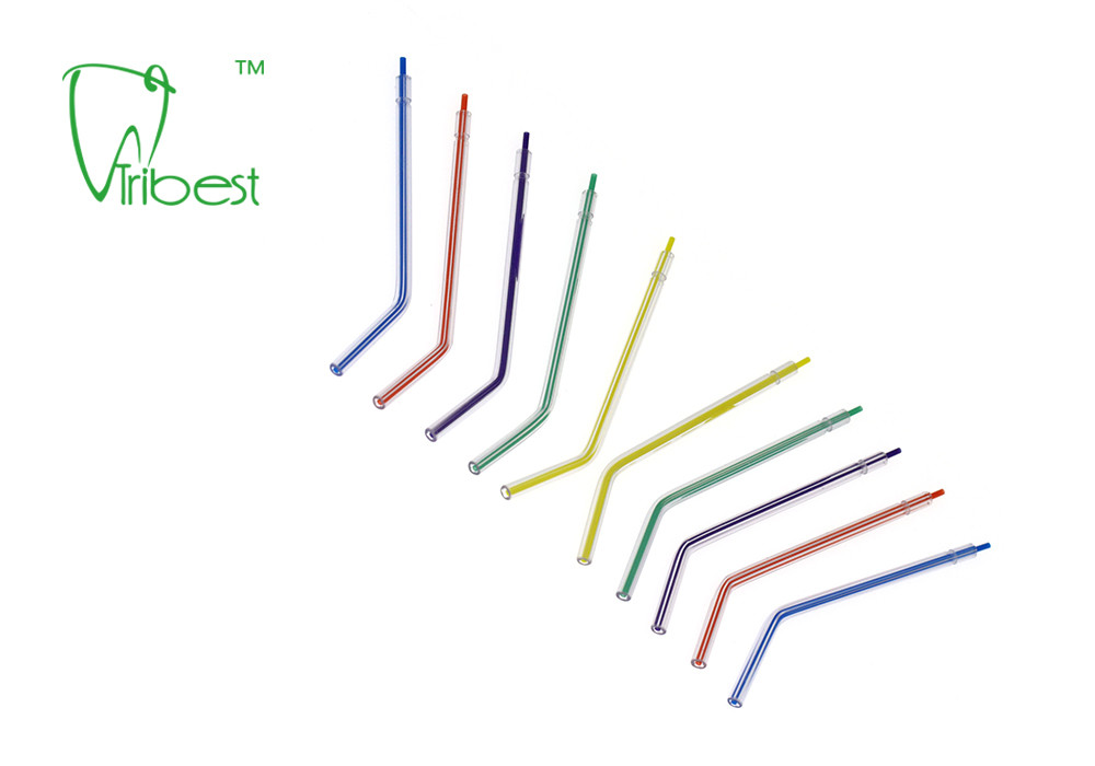 Medical Grade PVC Metal Nylon Air Water Syringe Tips Colorful Core