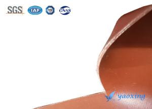 Quality 2.0mm Silicone Rubber Coated Fiberglass Cloth High Temp Resistance wholesale