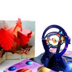 Children Cardboard Pop Up Book CMYK Or Pantone Printing