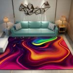 Manufacturer Aesthetic 3D Modern Figure Artistic Living Room Carpet Hotel Area