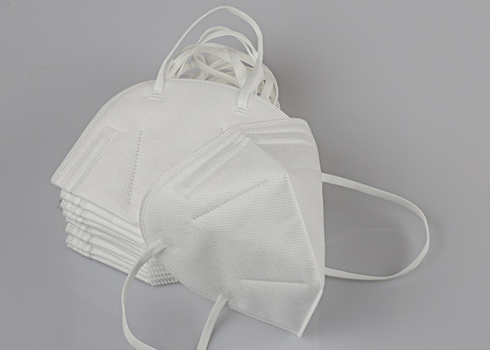 Breathable Foldable FFP2 Mask , Dust Protection Mask 4 Layer Protection