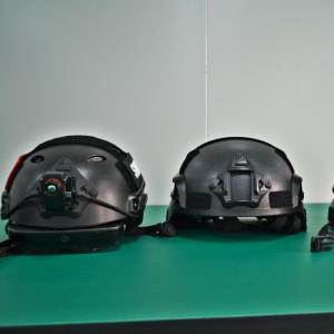 Quality RoboCop Style 5m Smart Temperature Measuring Helmet wholesale