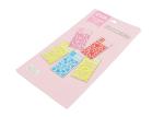 Glitter Decorative Kids Sticker Printing , Pink EVA Custom Puffy Stickers