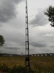 Hand Winch 30M Lattice Tower 11 Sectional Heavy Duty Mast